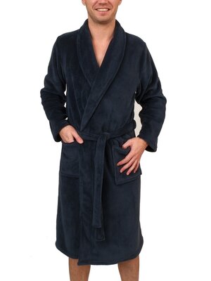 Outfitter Heren badjas - donkerblauw