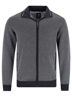 Hajo Hajo heren vest - antraciet melange Hajo Hajo heren vest - antraciet melange