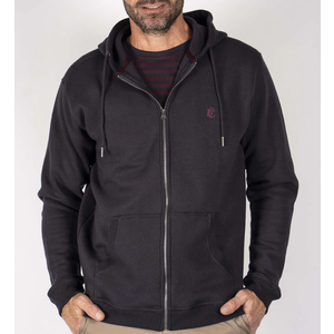 Pre End Pre End heren hoodie met rits - ultra dark navy