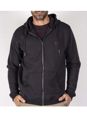 Pre End Pre End heren hoodie met rits - ultra dark navy
