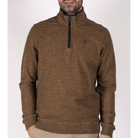 Pre End trui sweat met rits - bruin