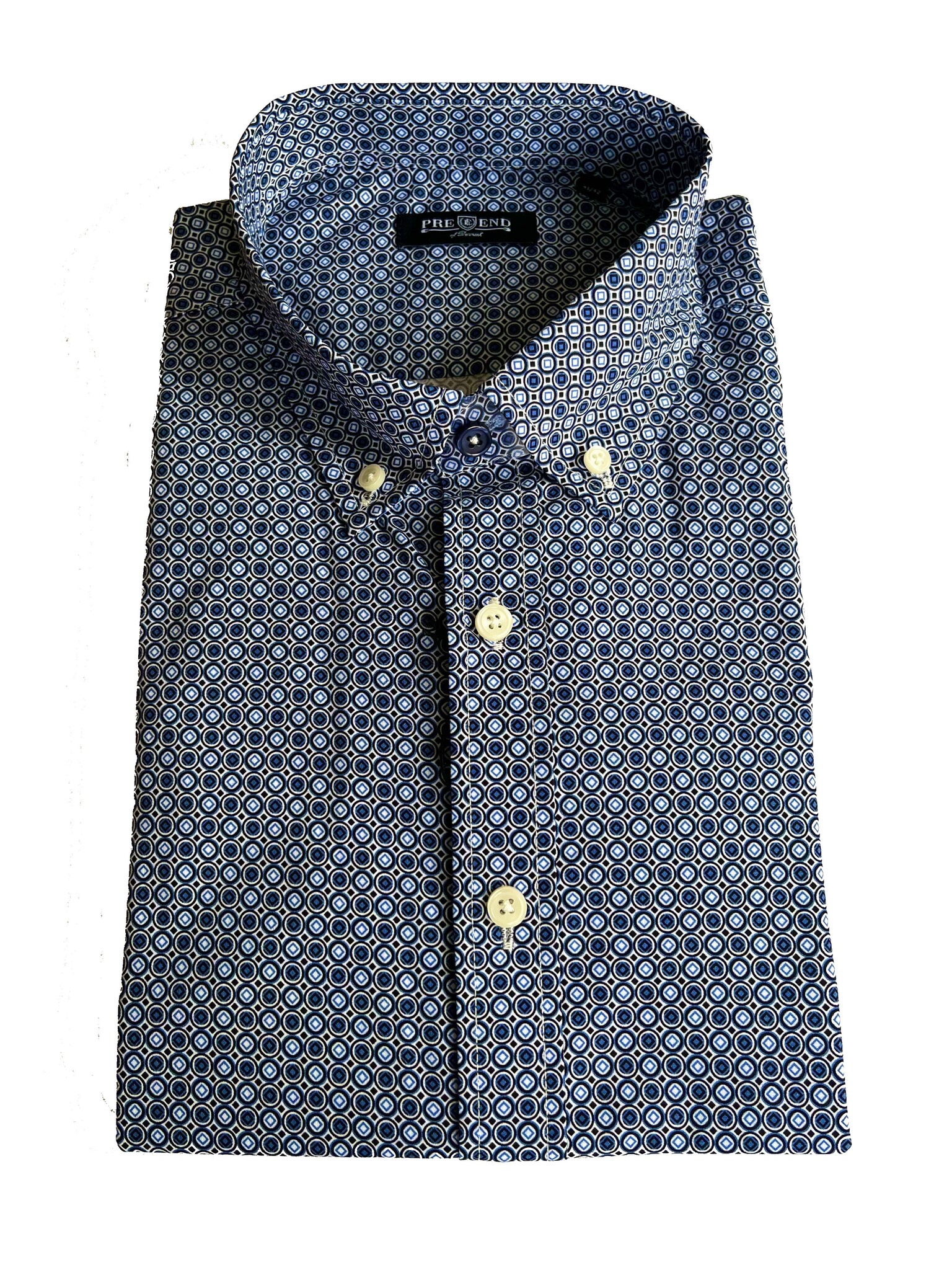 Ben Sherman Heren Herringbone Overhemden met lange mouwen Multi Geruit