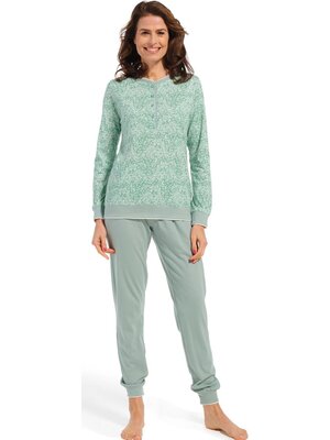 Pastunette Pastunette dames pyjama - paisley green
