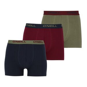 O'Neill O'Neill Heren Boxershorts 3-pack - marine wine