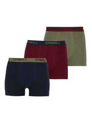 O'Neill O'Neill Heren Boxershorts 3-pack - marine wine