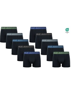 Gianvaglia Gianvaglia heren boxershorts 10-pack - zwart