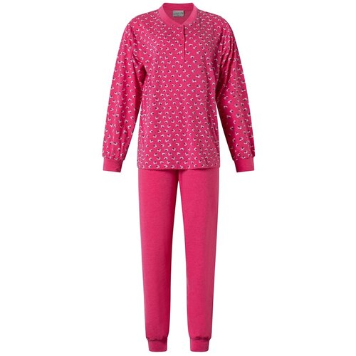 Lunatex Lunatex dames pyjama katoen - roze