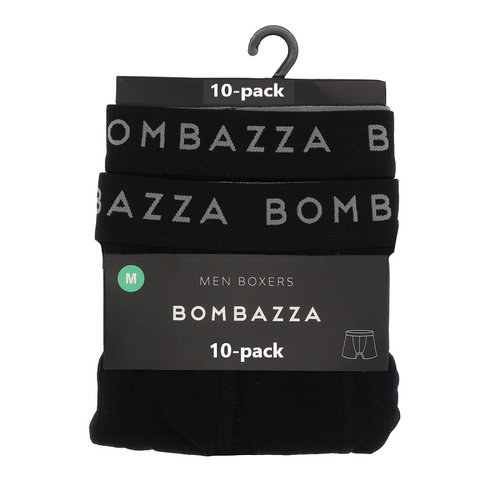 Bombazza Bombazza Heren boxershorts 10-pack - zwart