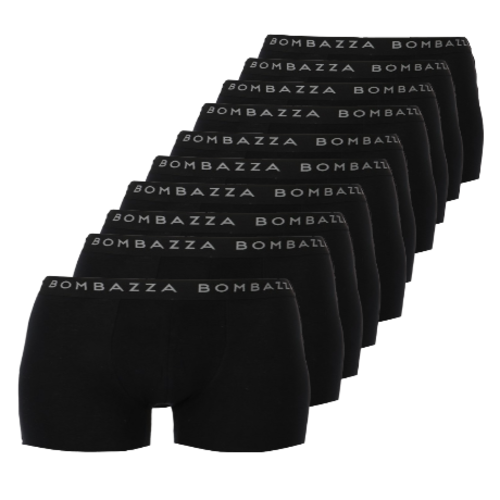 Bombazza Bombazza Heren boxershorts 10-pack - zwart