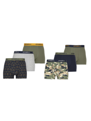 O'Neill O'Neill Heren Boxershorts 6-pack - camo