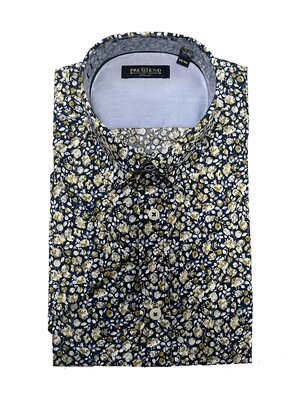 Pre End Heren overhemd korte mouw - multicolor