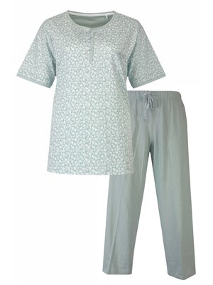 Tenderness Dames pyjama capri broek - lichtgroen