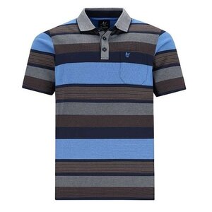 Hajo Heren poloshirt premium kwaliteit- stripes