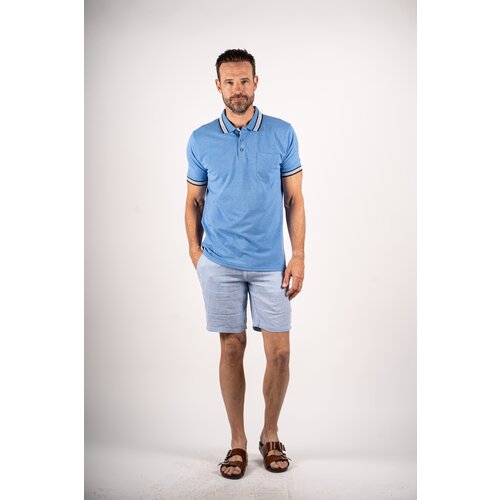 Pre End Heren poloshirt regular fit - water blue Pre End Heren poloshirt regular fit - water blue