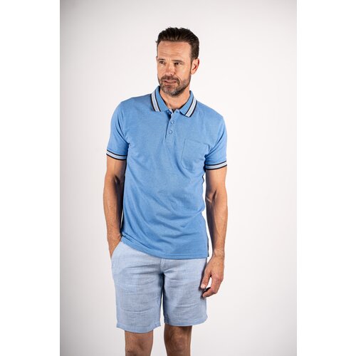 Pre End Heren poloshirt regular fit - water blue