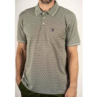 Heren poloshirt regular fit - print - green