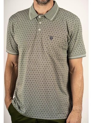 Pre End Heren poloshirt regular fit - print - green
