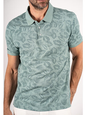 Pre End Heren poloshirt regular fit - print - field green