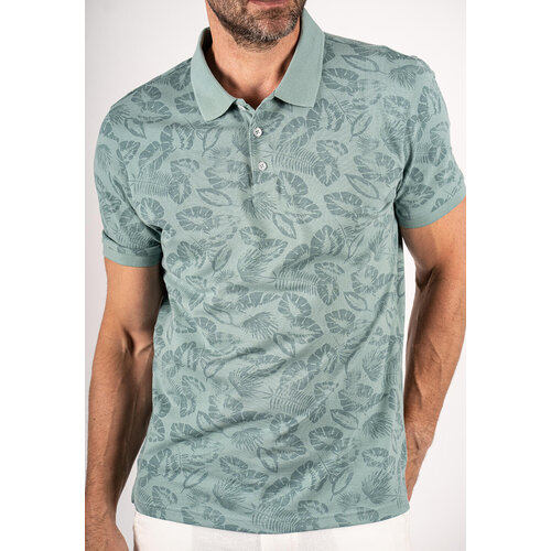 Pre End Heren poloshirt regular fit - print - field green