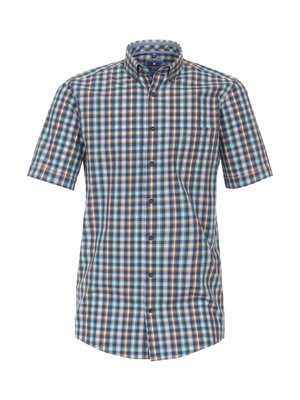 Redmond Heren overhemd korte mouw - geruit multicolor