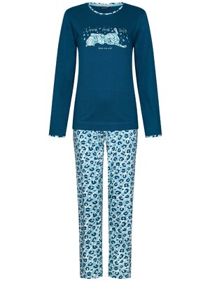 Rebelle by Pastunette Dames pyjama panter - groen