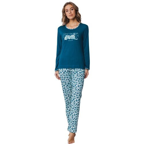 Rebelle by Pastunette Dames pyjama panter - groen