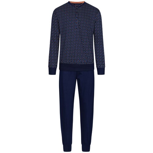 Pastunette Heren pyjama katoen - multi blauw