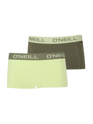O'Neill Dames boxershorts 2-pack -  lime deep lichen