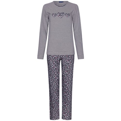 Pastunette Dames pyjama katoen - gestreept hartjes Pastunette Dames pyjama katoen - gestreept hartjes
