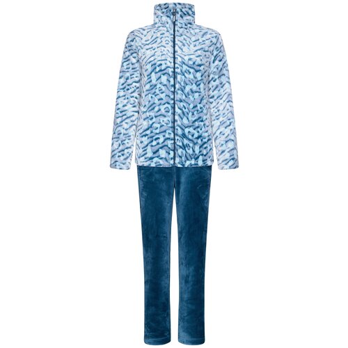 Rebelle by Pastunette Dames huispak - turquoise panter
