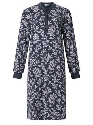 Lunatex Dames nachthemd interlock - aangeruwd extra warm