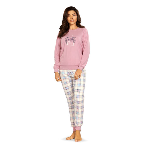 Comtessa Dames pyjama interlock - roze Comtessa Dames pyjama interlock - roze
