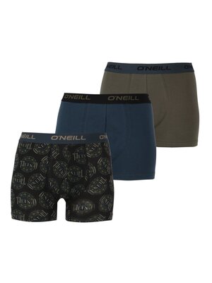 O'Neill Heren Boxershorts 3-pack - multi steel grey