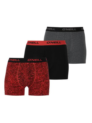 O'Neill Heren Boxershorts 3-pack - multi frozen black
