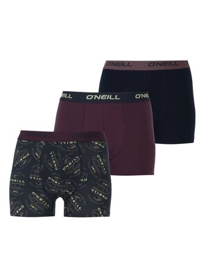 O'Neill Heren Boxershorts 3-pack - multi plum