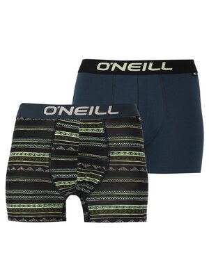 O'Neill Heren boxershorts premium 2-pack - stripe & plain