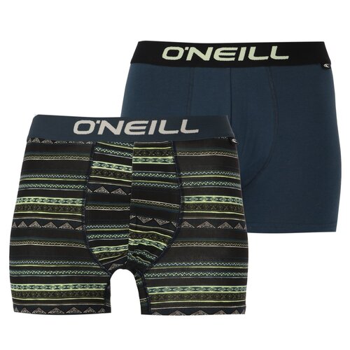 O'Neill Heren boxershorts premium 2-pack - stripe & plain
