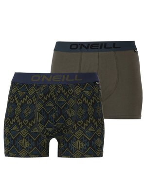 O'Neill Heren Boxershorts premium 2-pack - aop & plain