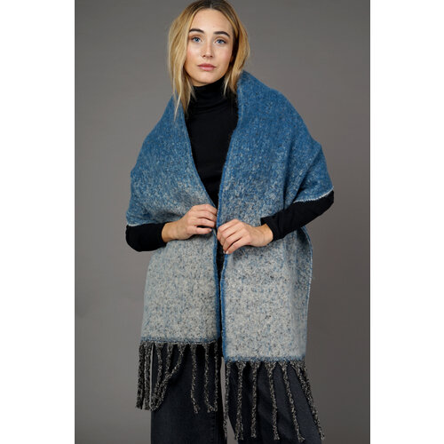 Texo Dames wintersjaal - blauw
