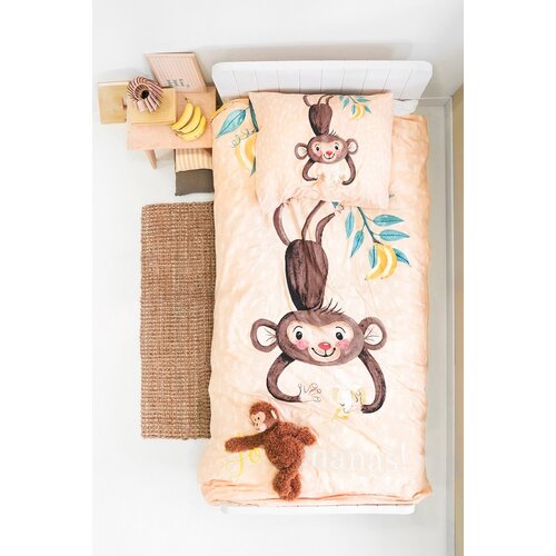 Little Monster Kinder dekbedovertrek - Go Banana's - katoen Little Monster Kinder dekbedovertrek - Go Banana's - katoen