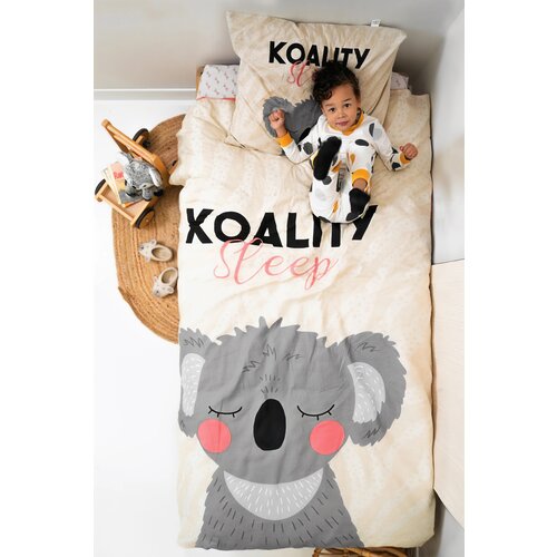 Little Monster Kinder dekbedovertrek - Koala - katoen