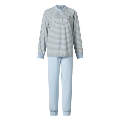 Lunatex Badstof dames pyjama - blue