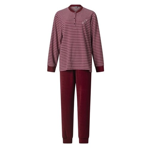 Lunatex Badstof dames pyjama - rood