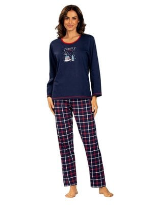 Comtessa Dames pyjama katoen - happy winter