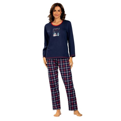 Comtessa Dames pyjama katoen - happy winter