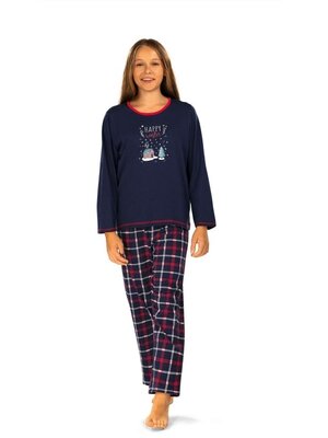 Comtessa Meisjes pyjama katoen - happy winter