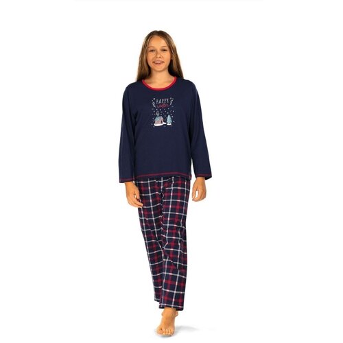 Comtessa Meisjes pyjama katoen - happy winter