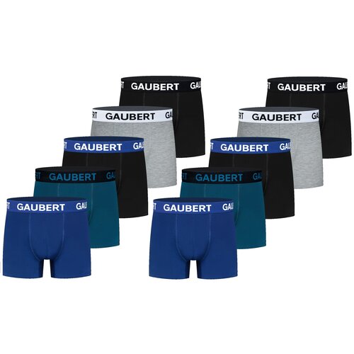 Gaubert Heren boxershorts katoen - 10-pack multicolor