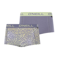 Dames boxershorts 2-pack - animal blue print