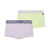 Dames boxershorts 2-pack - lila yellow